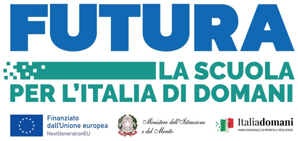 LOGO FUTURA - PNRR - LA SCUOLA PER L'ITALIA DI DOMANI